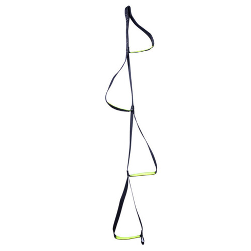 Outdoor Climbing Rope Ladder with Secure Flat Belt Steps
