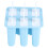 Reusable Blue Ice Cream Mold - 4 or 6 Piece Silicone, Kitchen Accessory 1