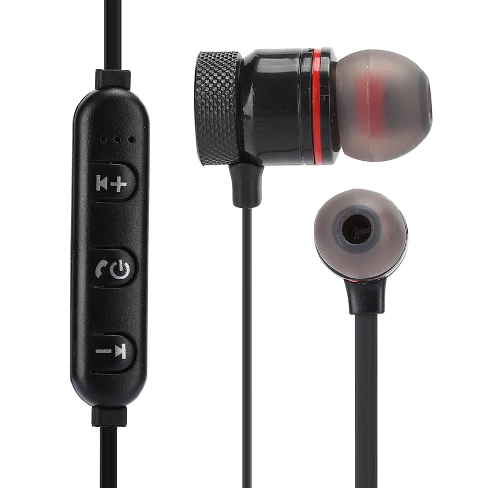Wireless Inear Bluetooth Sports Earphones Noise Reduction Headset Black 9381362202990