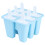 Reusable Blue Ice Cream Mold - 4 or 6 Piece Silicone, Kitchen Accessory 2