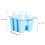 Reusable Blue Ice Cream Mold - 4 or 6 Piece Silicone, Kitchen Accessory 6