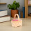 14Pcs Small Wood Basket with Handle Handmade Woven Khaki Mini Storage 5