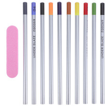 Conjunto De Lápis Cerâmico Para Coloração Sobre Esmalte Com