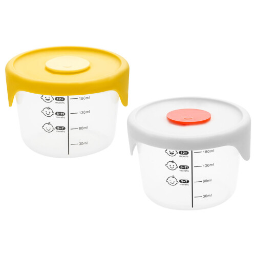 2Pcs Recipientes Para Alimentos Com Alimentício E