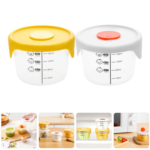 2Pcs Recipientes Para Alimentos Com Alimentício E 2