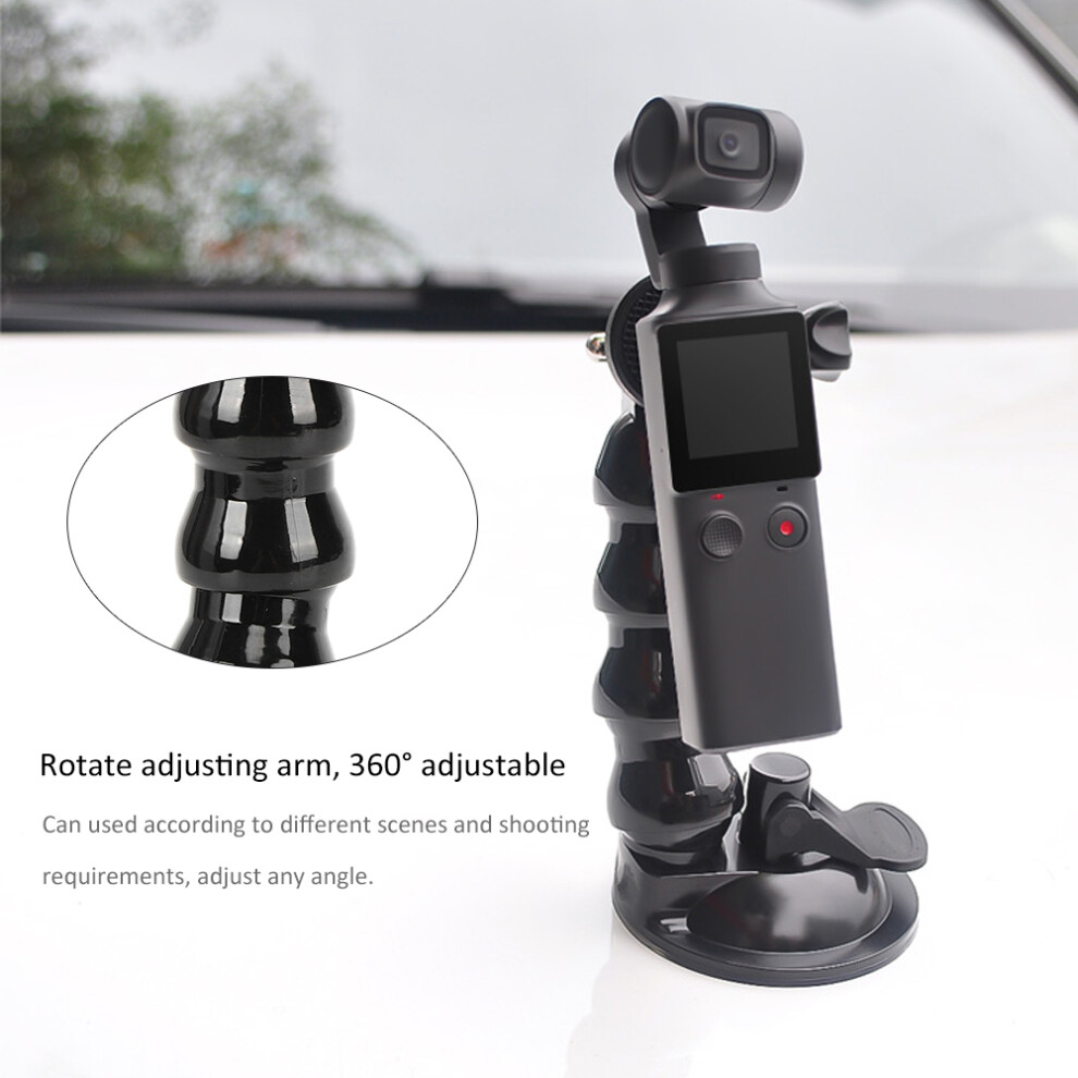 Abs Flexible Suction Cup Mount For Fimi/Motion Camera, 16X7.2cm Black 5001362207484