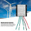 Wasserdichter 400W Windgenerator Controller BLW-12/24 Batterieladeregler 3