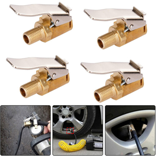 4 Stück Messing-Luftventil-Adapterschlüssel, 8 mm Schnellwechselkopf 1