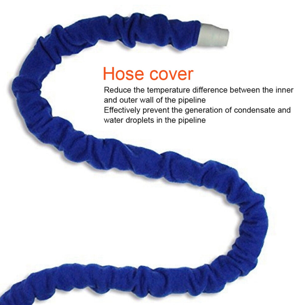 Anti Condensate Fleece Breathing Hose Cover 195cm Ventilator Tube Sleeve
