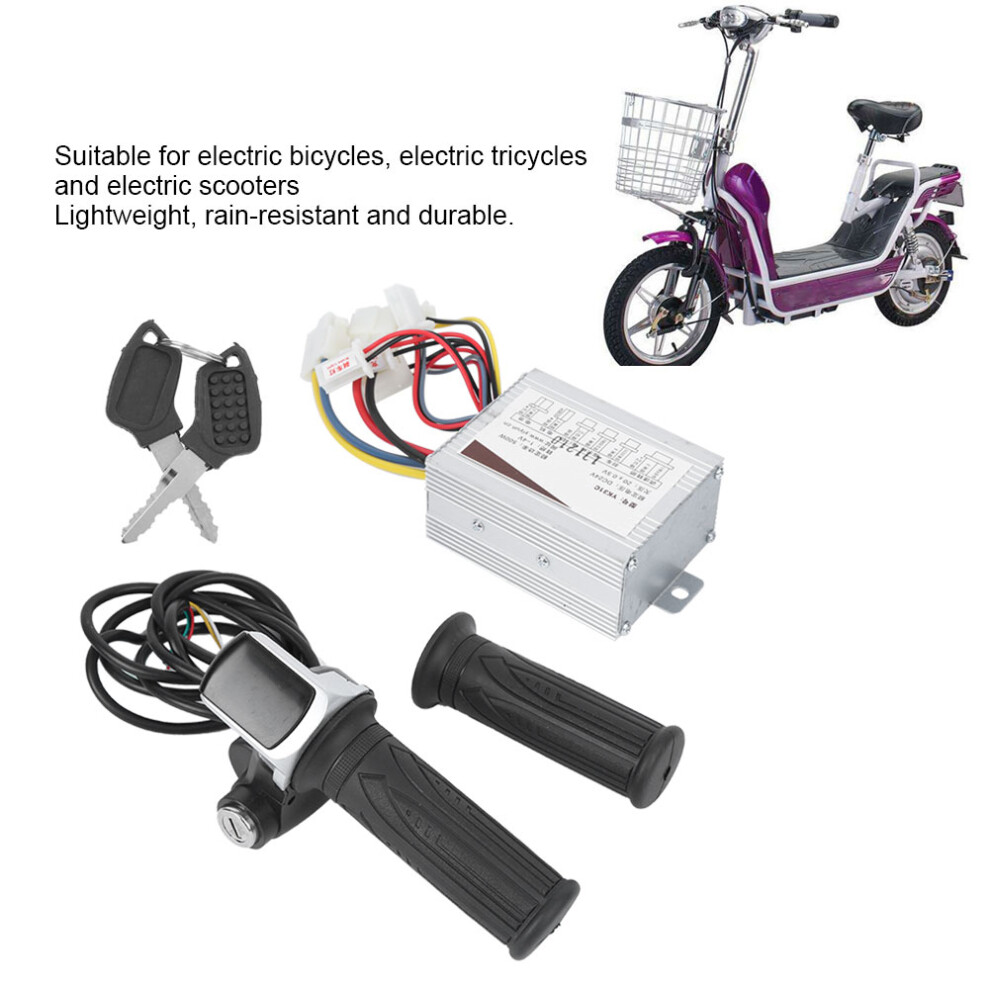 Durable 24V 500W E-Bike Throttle & Lock - Smooth Rider Experience 3091362211125