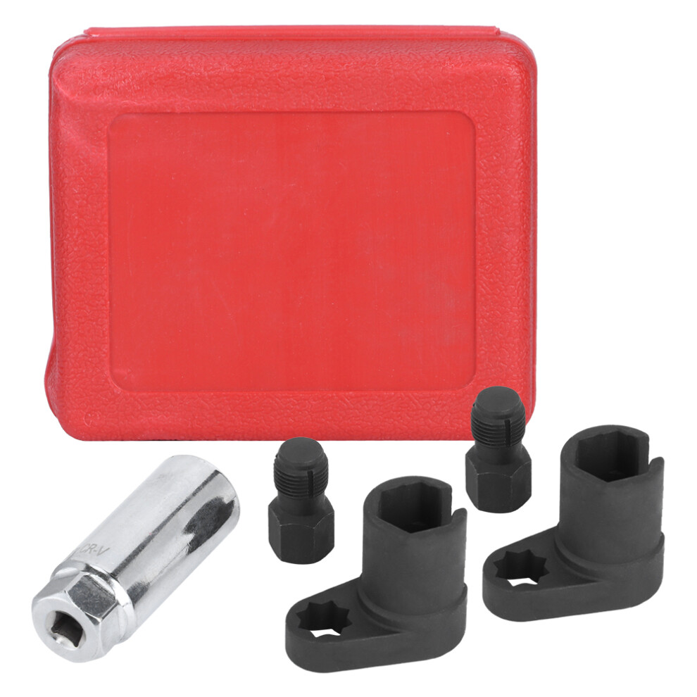 5Pcs 22Mm/7/8In Oxygen Sensor Socket Wrench Set, Corrosion-Resistant 4291362215157