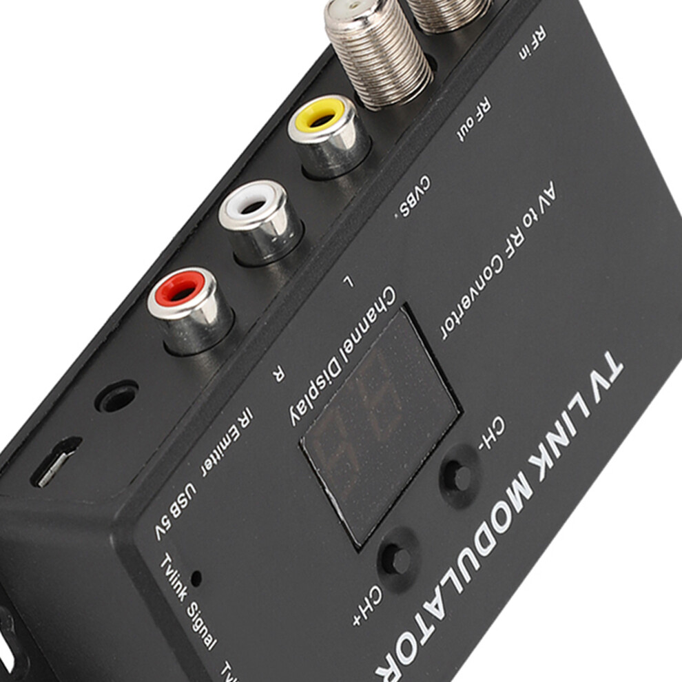 Durable Uhf Modulator For Catv With Adjustable Output & Ir Extender 9421362215016
