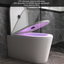 Built-in Battery UV LED Sanitizer for Toilet & Kitchen Use - Black