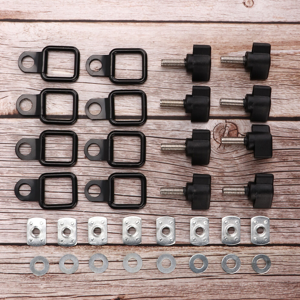 Hardtop Quick Removal Thumb Screw Fastener Kit For Jeep Wrangler 1995-2016 7891362218355