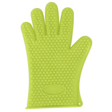 Heat Resistant Silicone Gloves, Perfect for BBQ Grilling Gloves, Ensuring Safety When Handling Hot Items, Dual-layer Design for Enhanced Protection, W