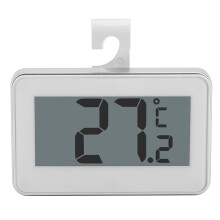 Wasserdichtes digitales Kühlschrankthermometer, magnetisches Design, gut lesbares großes LCD-Display für vielseitige Anwendung in Küche, Haushalt