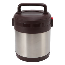 Edelstahl-Flasche, vakuumisoliert, temperaturerhaltend, auslaufsicher, tragbar, Thermoskanne F