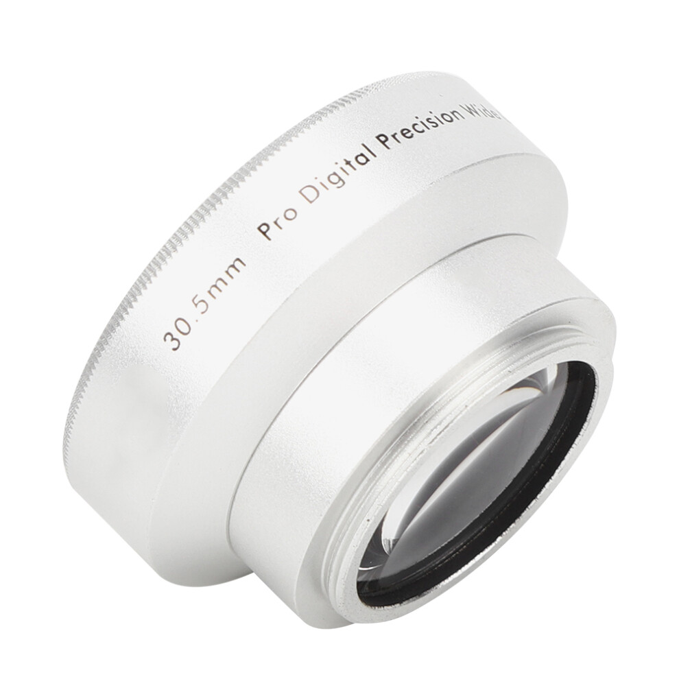 30.5Mm 0.45X Wide Angle Lens For Camera, Aluminium Alloy Silver 5061362220463