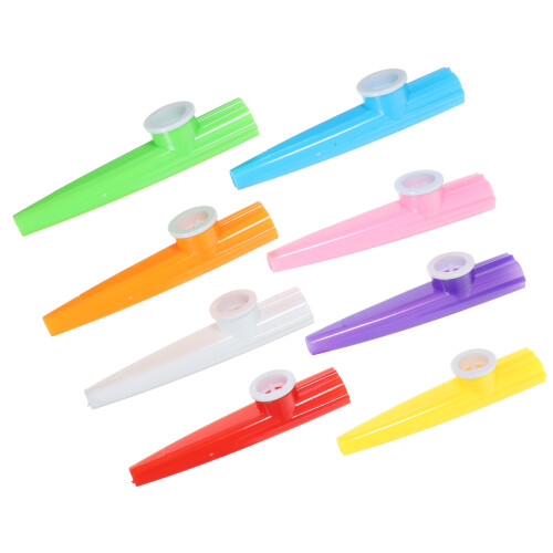12 pezzi giochi a percussione kazoo per bambini, assortiti 2