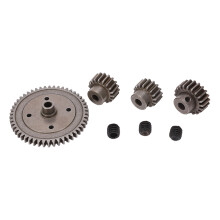 50T-Stahl-Flügelzahnradset für 1/7/8 RC-Autos, 16T-20T Antriebszähne