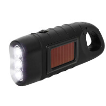 Handbetriebene Solar-LED-Notfalllampe - 12,4 cm, 3 Farben
