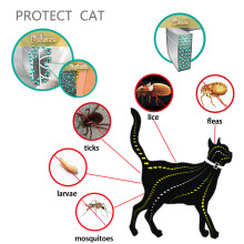 Natural Oil Collar for Dogs & Cats - Repels Ticks Fleas & Mosquitoes