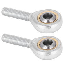 2 Stück SA8t K Selbstschmierende Gelenklager mit Gewindebolzen, 8 mm Innendurchmesser