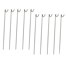 Steel Metal Barrier Fencing Pins 1.25M 8MM x10