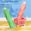 5PCS Bunte Bleistift Form Radiergummis Sechseckigen-Eine Kiste 6