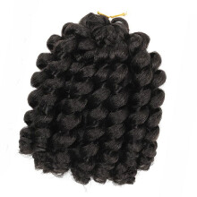 Afro Spring Twisted Braid Perücken Hitzebeständige Faser-4
