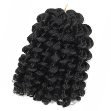 Afro Spring Twist Braid Perücken Haarteil lockiges Haar für-1B