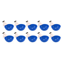 10 Stück Große Kapazität Kunststoff-Automatik-Hühnertränken, Durchmesser 7,5cm