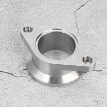 Edelstahl V-Band MV R Wastegate-Flanschadapter 1,5 Zoll auf 1,7 Zoll für Turbo