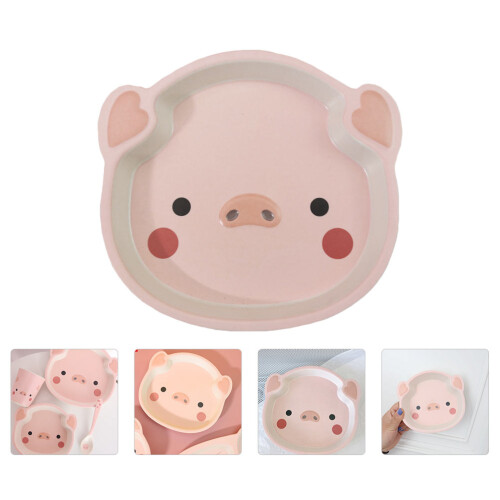 Resin Baby Abendessen Teller Catoon Besteck Geschirr 2