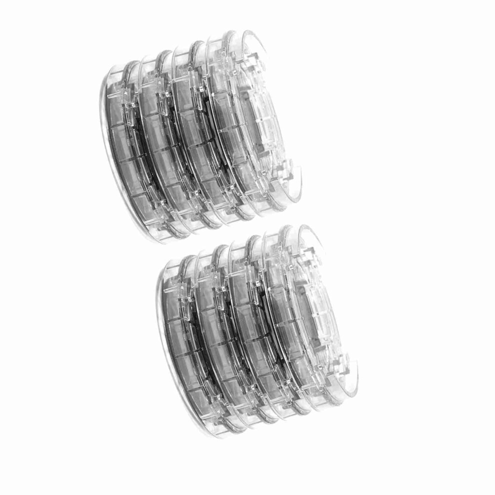 8pcs Clear Plastic Furniture Leg Pads, 8.5cm Diameter, Non-Slip