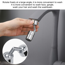 Plastischer rotierender Wasserhahn-Verlängerer 2,35,75,4 cm, splasssicher