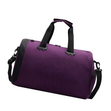 Practical Large Travel Duffle Bag Wet Dry Separation-Purple