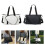 Water Resistant Oxfords Training Bag Separate Compartment-Beige 3