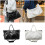 Hochwertige PU-Wochenendtasche, geräumige-Weiß 3