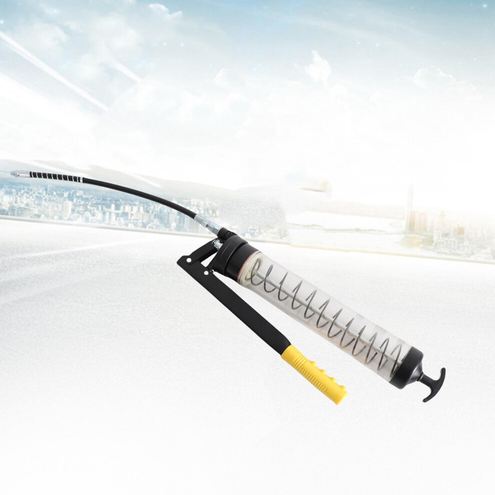 600Cc Transparent Grease Gun Portable 6000-10000 Psi Auto Car Tool 6951362230304