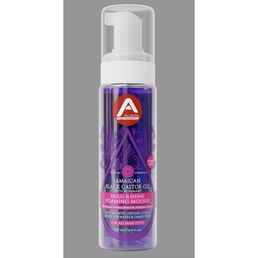 Allured Professional Black Allored Professional Jbc Oil W/ Rosemary Foaming Mousse 200Ml
