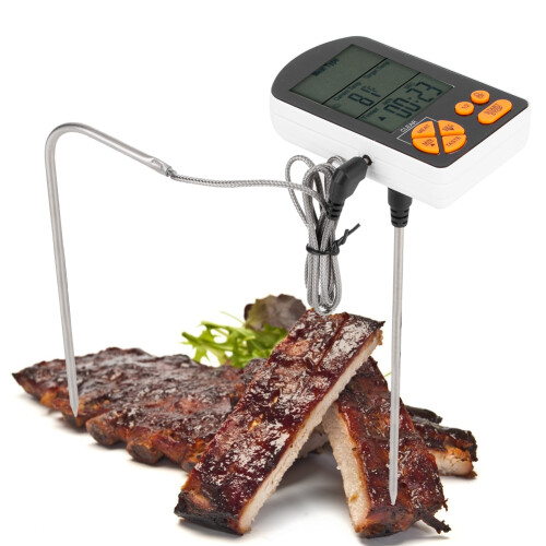 Ψηφιακό ασύρματο θερμόμετρο BBQ για απρόσκοπτη διαχείριση μαγειρέματος, 2