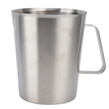 Elegance in Measurement Mätkopp i rostfritt stål, 700 ml kraftig kanna med kall, lätt textur och skala för vätskenoggrannhet, medicinskt klassad