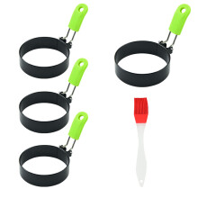 Professional Pancake Mold, Heat-resistant Food-grade Safe Stainless Steel Egg Rings, Non-stick Coating For Versatile Griddle, Perfect Size Egg Mold Fo