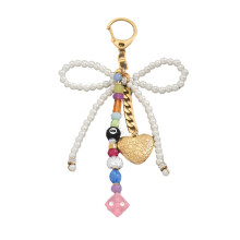 Aesthetic Keychain Charms,Bows Keychain for Women Bag Purse
