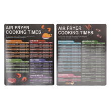 Your Ultimate Air Fryer Cookbook, Magnetic Cooking Chart with Clear Letters, Air Fryer Accessories for Accurate Cooking Times Guide, Over 100 Common F