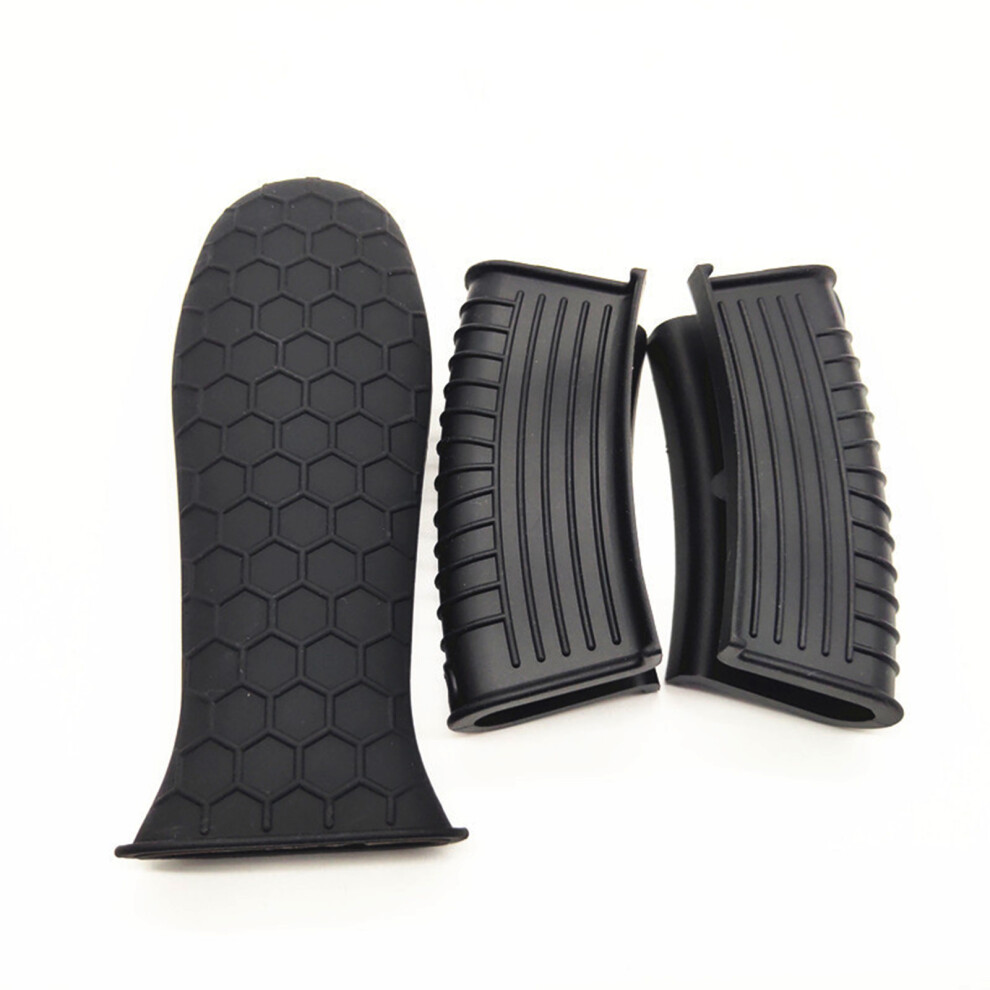 Heat Insulated Pot Handle Covers For Cooking Utensils, Anti Slip Texture Silicone Grip Non-Slip With Hanging Hole Design, Odorless And Bpa Free For Ca-image-OPC-PMZXTCF-NEW