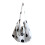 Modern Korean Dotted Shoulder Bag Lightweight Spacious-White 1