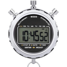Wasserfester Sporttimer, extra großes Display mit gut lesbaren Zahlen, ergonomisches Design für Komfort und Präzision – ideal für jede Sportart