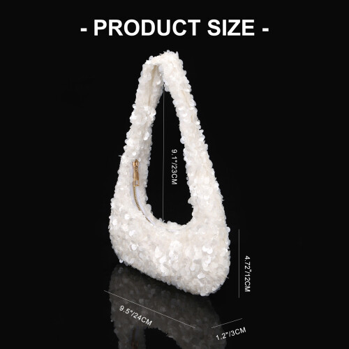 Contemporary Glitters Shoulder Bag Wear Resistant Construction 2